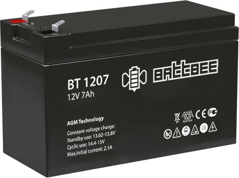 Battbee BT 1207 Аккумуляторы фото, изображение