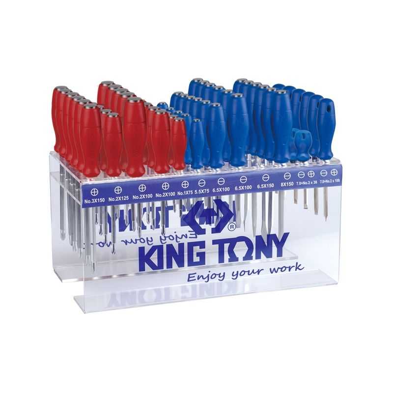 Подставка для отверток на 72 предмета KING TONY 87110 Подставки для отверток фото, изображение