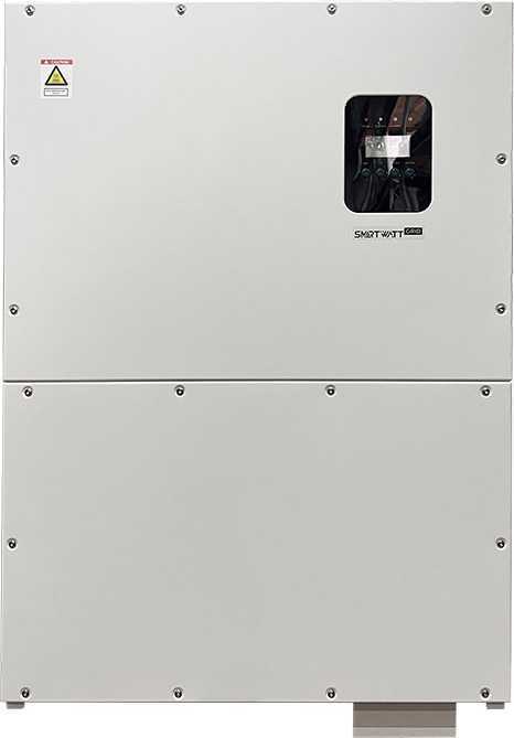 Сетевой инвертор SMARTWATT GRID G2, 60 кВт, 3 фазы, 3 MPPT 1100VDC Солнечная энергия фото, изображение